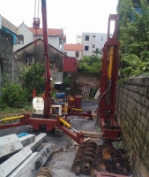 Ép cọc bê tông giá rẻ cho Nhà Dân