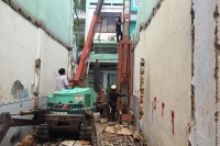 Ép cọc bê tông Nhà Phố ở Bình Dương