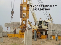 Ép cọc bê tông tại Long Thành Đồng Nai