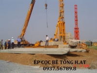 Ép cọc bê tông Tại Long Khánh Đồng Nai