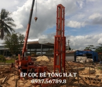 Ép cọc bê tông tại Quận 12
