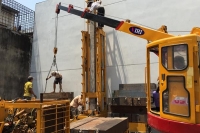 Ép cọc bê tông trên địa bàn TP Hồ Chí Minh