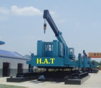 Ép cọc bê tông bằng Robot 680 tấn