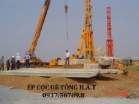 Ép cọc bê tông giá rẻ Bình Chánh